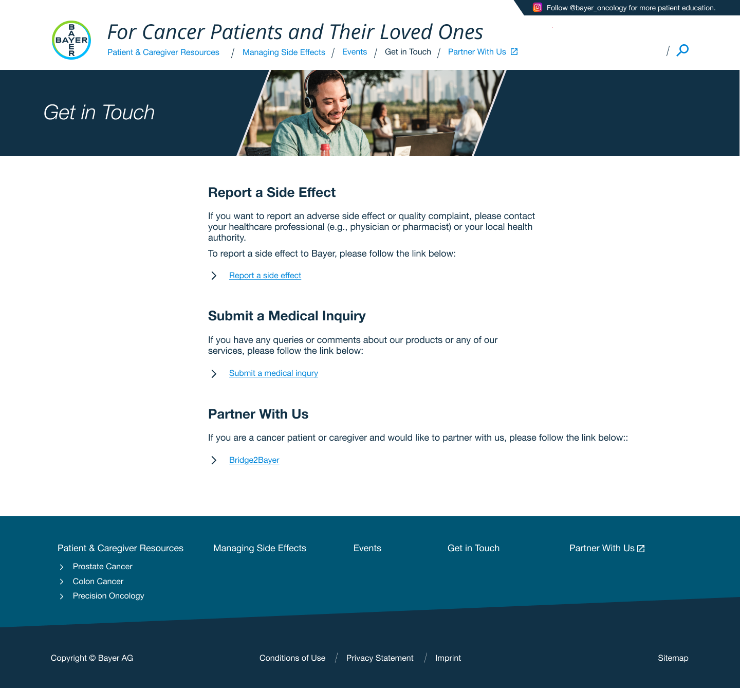 Bayer Pharmaceuticals Web Portal Desktop Design 11